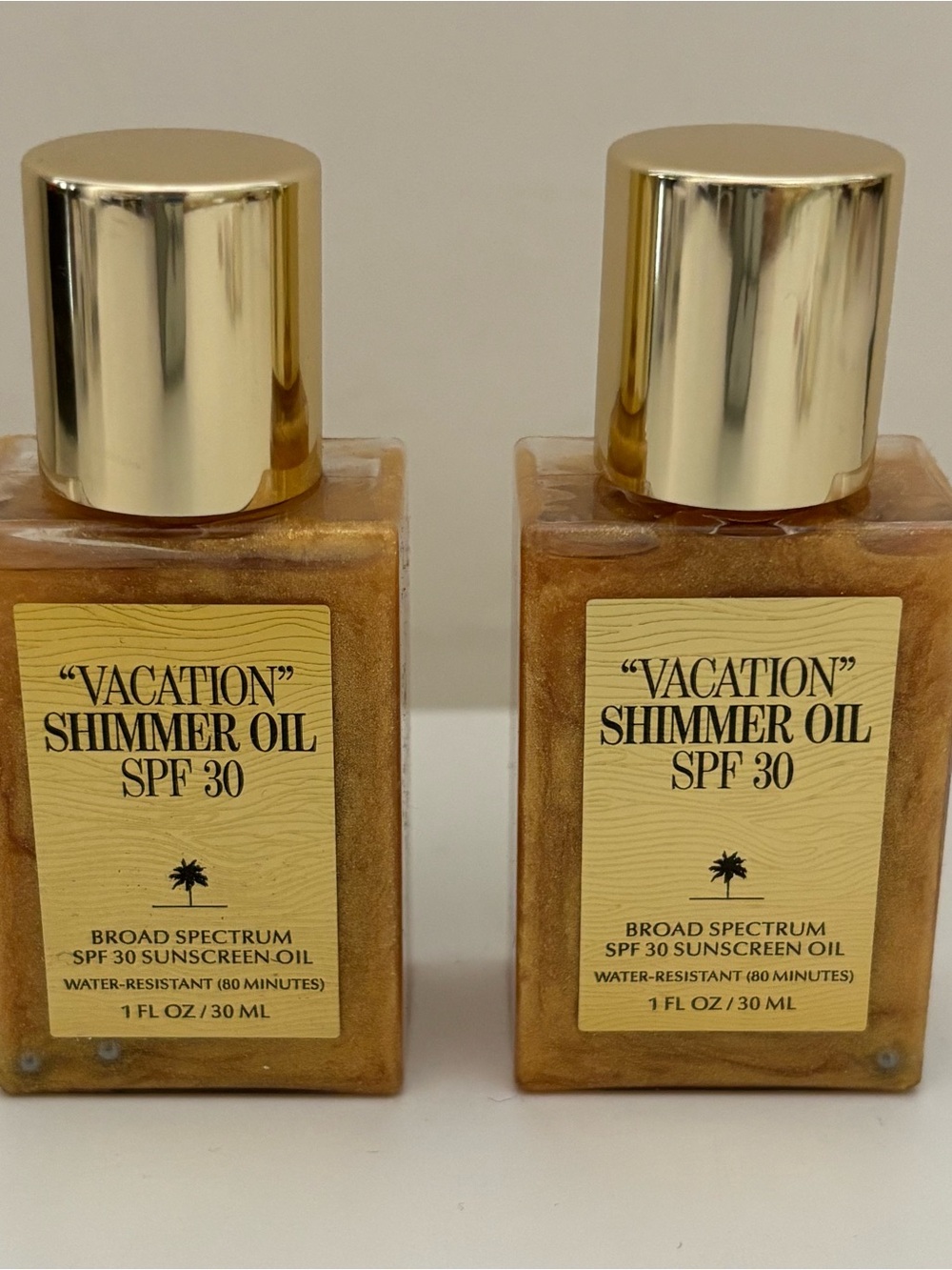 2 Vacation by Vacation Shimmer Oil SPF 30 Broad Spectrum 1 Oz / 30 mL